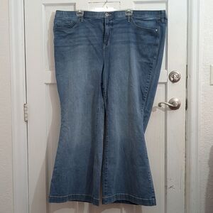 Torrid Classic Blue Short Length Flare Jeans
